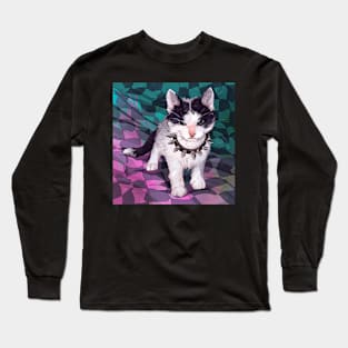 Punk Kitty Long Sleeve T-Shirt